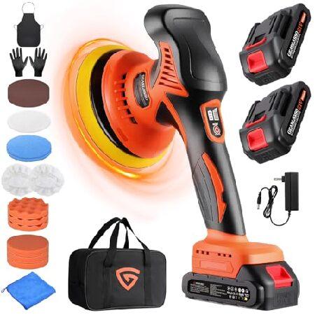 【並行輸入品】 GEARLASSO Car Buffer Polisher, 8 Variable ...