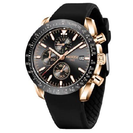 【並行輸入品】 NIBOSI Watches for Men Analog Quartz Chron...