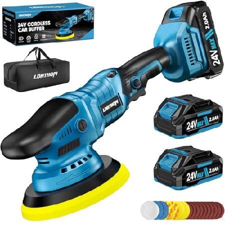 【並行輸入品】 LDHTHOPI Cordless Buffer Polisher with 2×2...