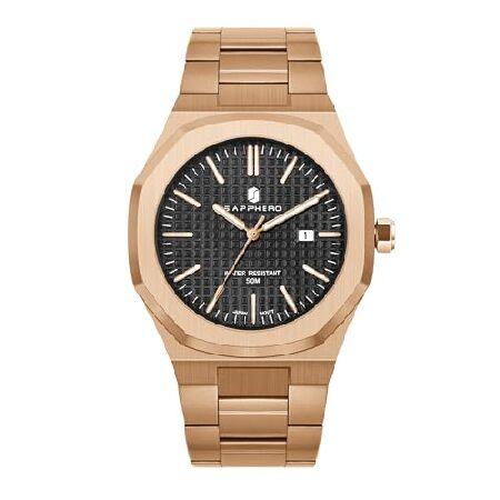 【並行輸入品】 SAPPHERO Men's Watches Analog Quartz 50M W...