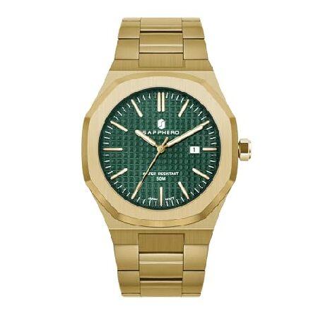 【並行輸入品】 SAPPHERO Men's Watches Analog Quartz 50M W...