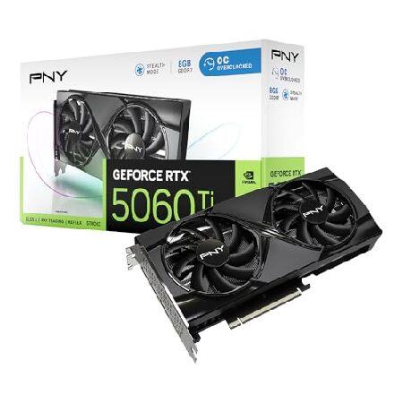 【並行輸入品】 PNY GeForce RTX(TM) 5060 Ti 8GB オーバークロックデュ...