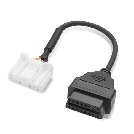 【並行輸入品】 YAODHAOD OBD2 診断ケーブル TeslaモデルX/S用 20ピン OBD...
