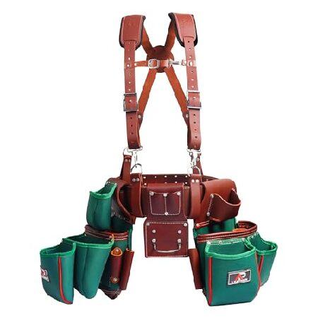 【並行輸入品】 AP LEATHER Heavy-Duty Tool Belt Pouch with...