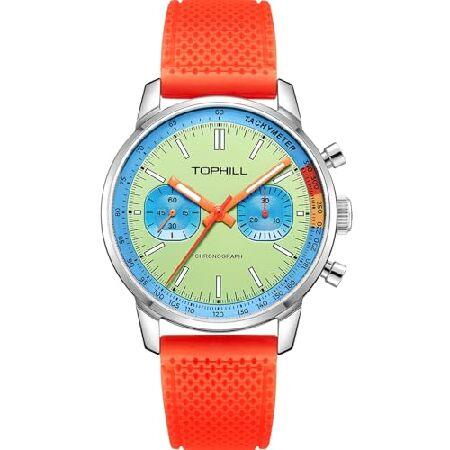 【並行輸入品】 TOPHILL 1963 Pilots Mens Racing Chronograp...