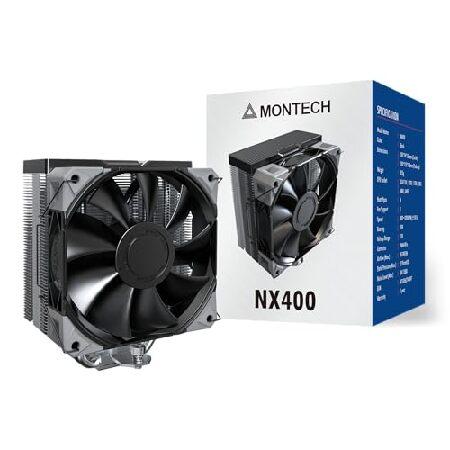 【並行輸入品】 MONTECH NX400 - CPUエアクーラー、シングルタワー、4つの高度なヒー...