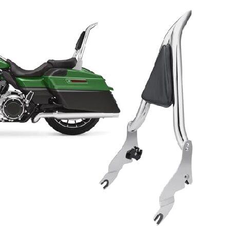 【並行輸入品】 FIASRAC シーシーバー、取り外し可能な助手席バックレストパッドフィット、ハーレ...