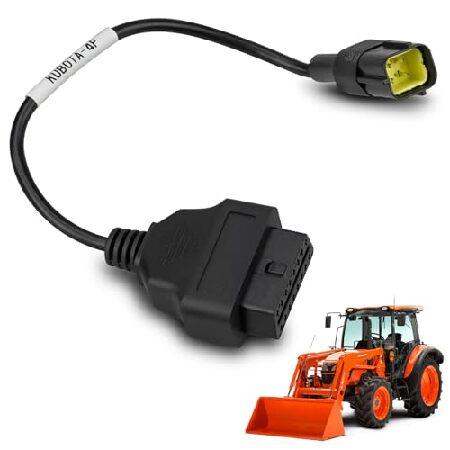 【並行輸入品】 Kubota車用OBD2アダプターケーブル、4ピンから16ピンOBD1~OBD2診断...