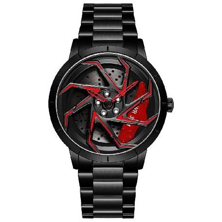 【並行輸入品】 Gosasa Men Racing Watches Rotatable Car Ri...