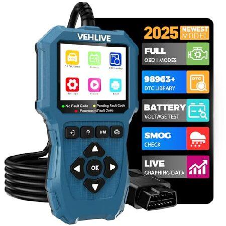 【並行輸入品】 VEHLIVE OBD2 Scanner Diagnostic Tool, Chec...