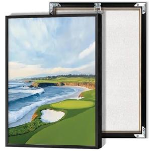 【並行輸入品】 沿岸ゴルフコースポスター 夏のゴ...の商品画像