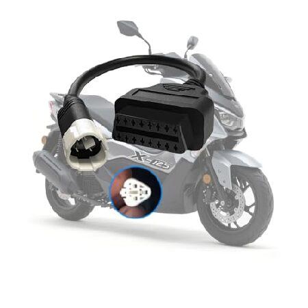 【並行輸入品】 AMHTDOL OBD2アダプター ヤマハ 3ピンから16ピン診断ケーブル用 OBD...