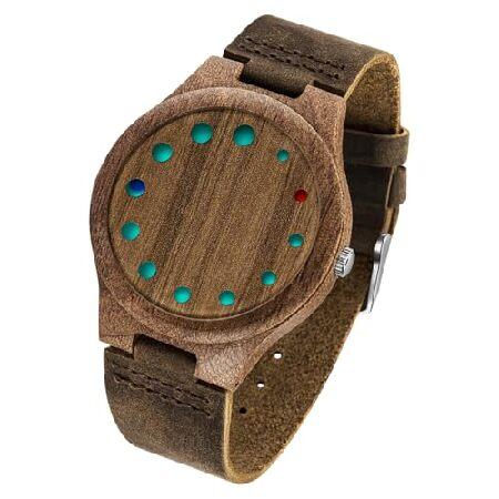 【並行輸入品】 Timever Wooden Watches for Men Handmade Un...