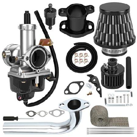 【並行輸入品】 CILOYU PZ30 30mm キャブレター エキゾーストヘッダー付き ステージ1...