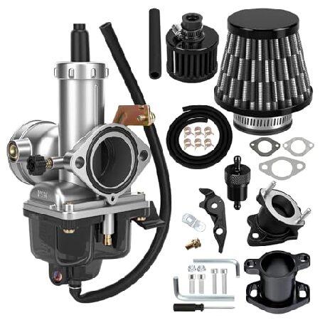 【並行輸入品】 CILOYU PZ30 キャブレター 30mm キャブレターキット インテークマニホ...