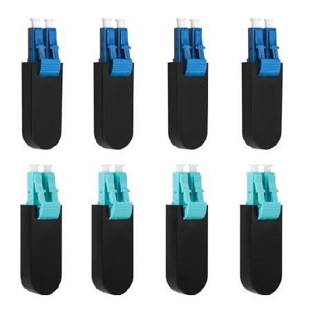 【並行輸入品】 シングルモードLC/UPC光ファイバーループバックアダプター4個、マルチモードデュプ...