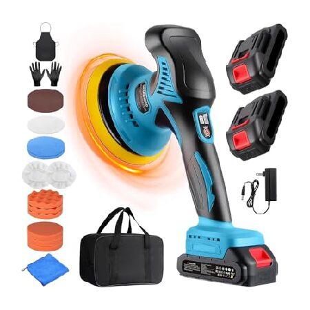 【並行輸入品】 GEARLASSO Car Buffer Polisher with 2x 2000...