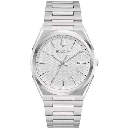 【並行輸入品】 BULOVA  腕時計 96B481 メンズ シルバートーン