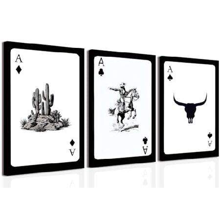 【並行輸入品】 Western Cowboy ウォールアート 3枚セット サウスウェスタンカウボーイ...