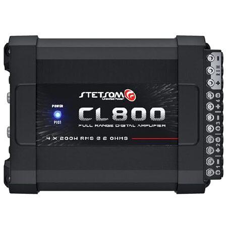 【並行輸入品】 Stetsom CL 800.4_2オーム - 800W RMS 4チャンネルアンプ...
