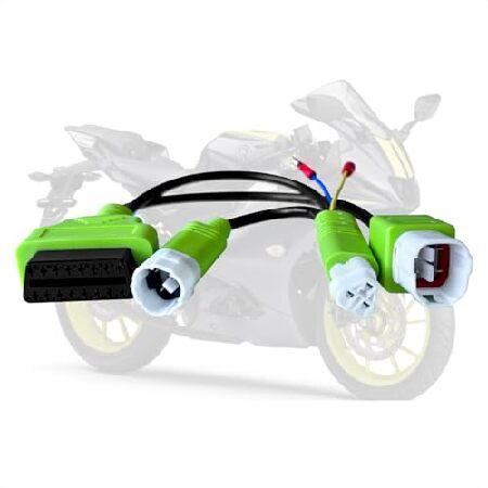 【並行輸入品】 VZG OBD2アダプター ヤマハ 3ピン 4ピンから16ピン OBD診断ケーブル用...