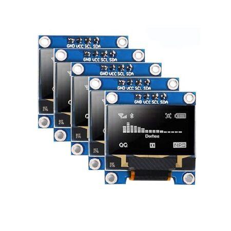 【並行輸入品】 5パック 0.96インチ 有機ELディスプレイモジュール SSD1306 128x6...
