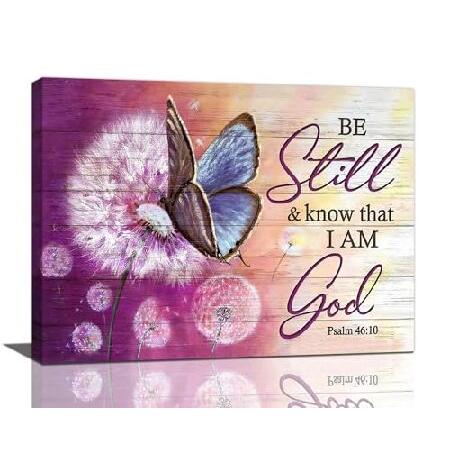 【並行輸入品】 eiffecho タンポポ ウォールアート Be Still And Know Th...