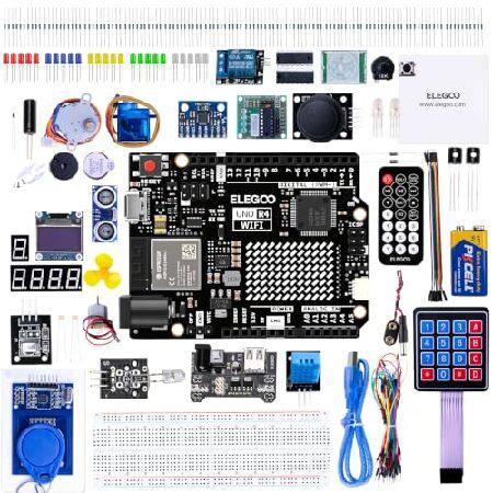 【並行輸入品】 ELEGOO UNO R4 WiFiスーパースターターキット Arduino対応 初...