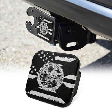 【並行輸入品】 Wsenltvy 2" Trailer Hitch Cover Rubber Rec...