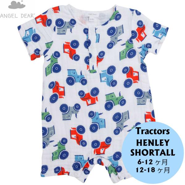ENGEL DEAR エンジェルディア Tractors トラック柄 ショートオール　6-12m/1...