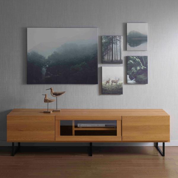 TVカウンター テレビ台 ローボード キャナルオーク 幅173 奥行44 高さ43 BTC-180L