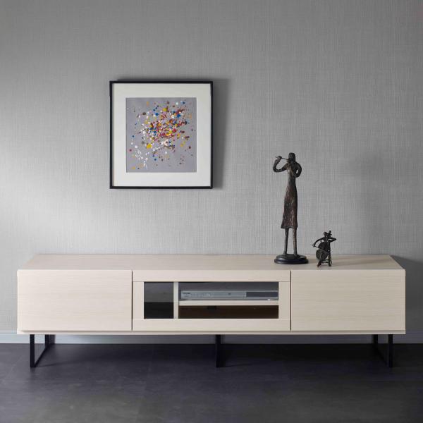 TVカウンター テレビ台 ローボード ホワイトウッド 幅173 奥行44 高さ43 BTS-180L