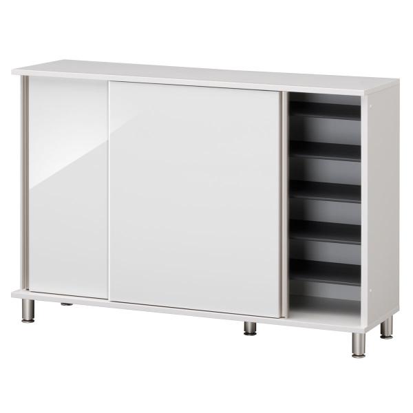 玄関収納 シューズすきまくん 引戸 フットタイプ  FLS 幅121〜150cm 幅オーダー ロータ...