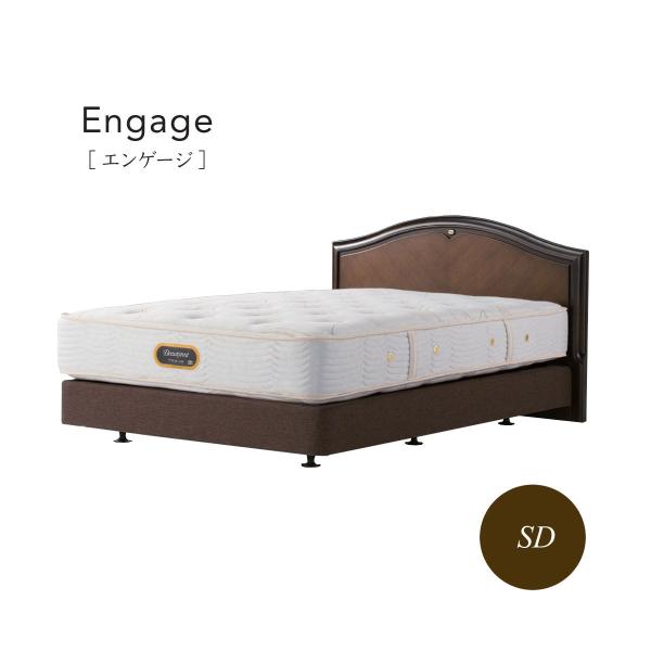 シモンズベッド ENGAGE エンゲージ ダブルクッションタイプ ヘッドボードのみ HA13009 ...
