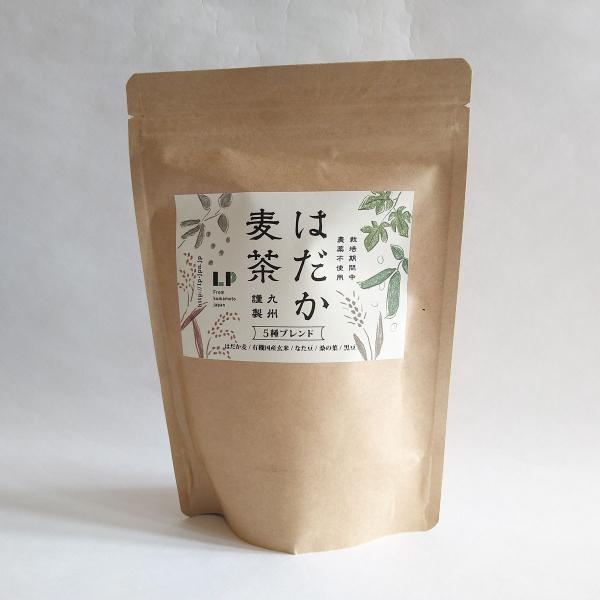 九州産 はだか麦使用 農薬 化学肥料不使用 はだか麦茶 5種ブレンド はだか麦 有機国産玄米 なた豆...