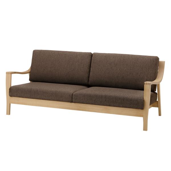 イバタインテリア ハミング 2P ソファ LW-F165 オーク材