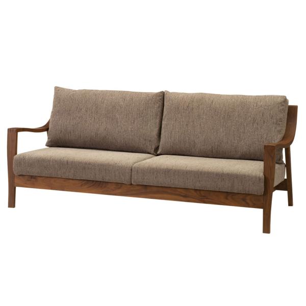 イバタインテリア ハミング 2P ソファ LW-F165 ウォールナット材