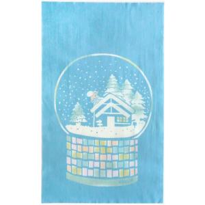にじゆら 手ぬぐい snow dome[everyday 60 tenugui] 日本製 手拭い 綿...
