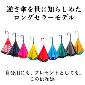 逆さ傘 傘 晴雨兼用 メンズ レディース 長傘...の詳細画像2