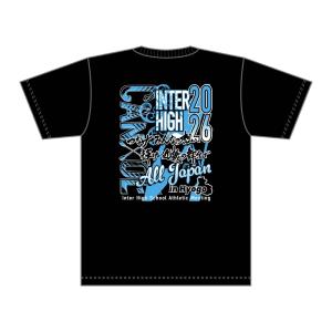 【S〜LL】近畿総体2026競技名入りTシャツ【4.カヌー】(黒)