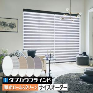 タチカワブラインド 調光ロールスクリーン オーダー 防炎 デュオレ