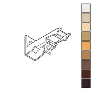 トーソー　カーテンレール　エリート用　シングルブラケット（正面付け）1箱50個｜interia-kirameki