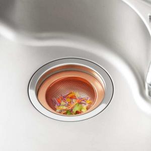 純銅 排水口 パンチングストレーナー 排水口ゴ...の詳細画像1