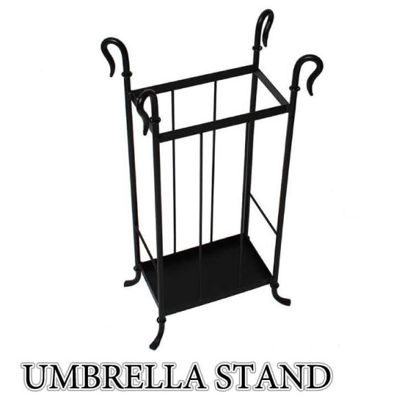 傘立て コンパクト インテリア ゴシック調 ブラック 黒 アンブレラスタンド おしゃれ 姫系 アイア...