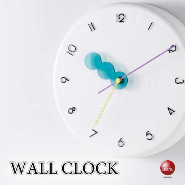 キッチンやダイニングにおすすめ！キュートな壁掛け時計 静かな連続秒針 スイープムーブメント ウォール...