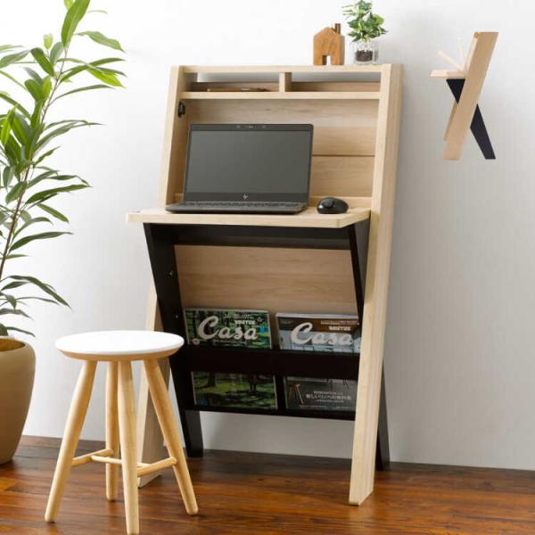 ライティングデスク デスク お洒落 ナチュラル 書斎デスク コンパクト 幅60cm 一人暮らし ワン...
