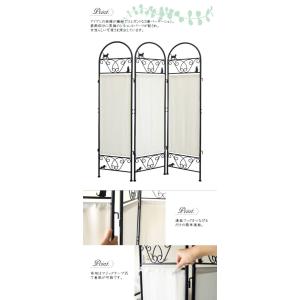 黒猫デザイン・アイアンパーテーションの詳細画像1