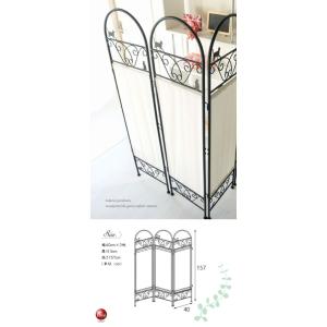 黒猫デザイン・アイアンパーテーションの詳細画像4