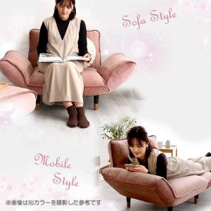 一人掛けソファ ひとりがけ 一人掛け椅子 グレ...の詳細画像5