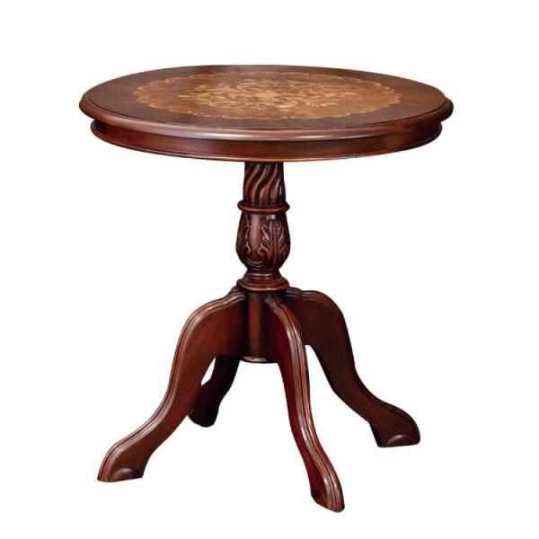 カフェテーブル テーブル 丸 アンティーク エレガント 英国 お洒落 クラシカル 完成品 天然木 マ...